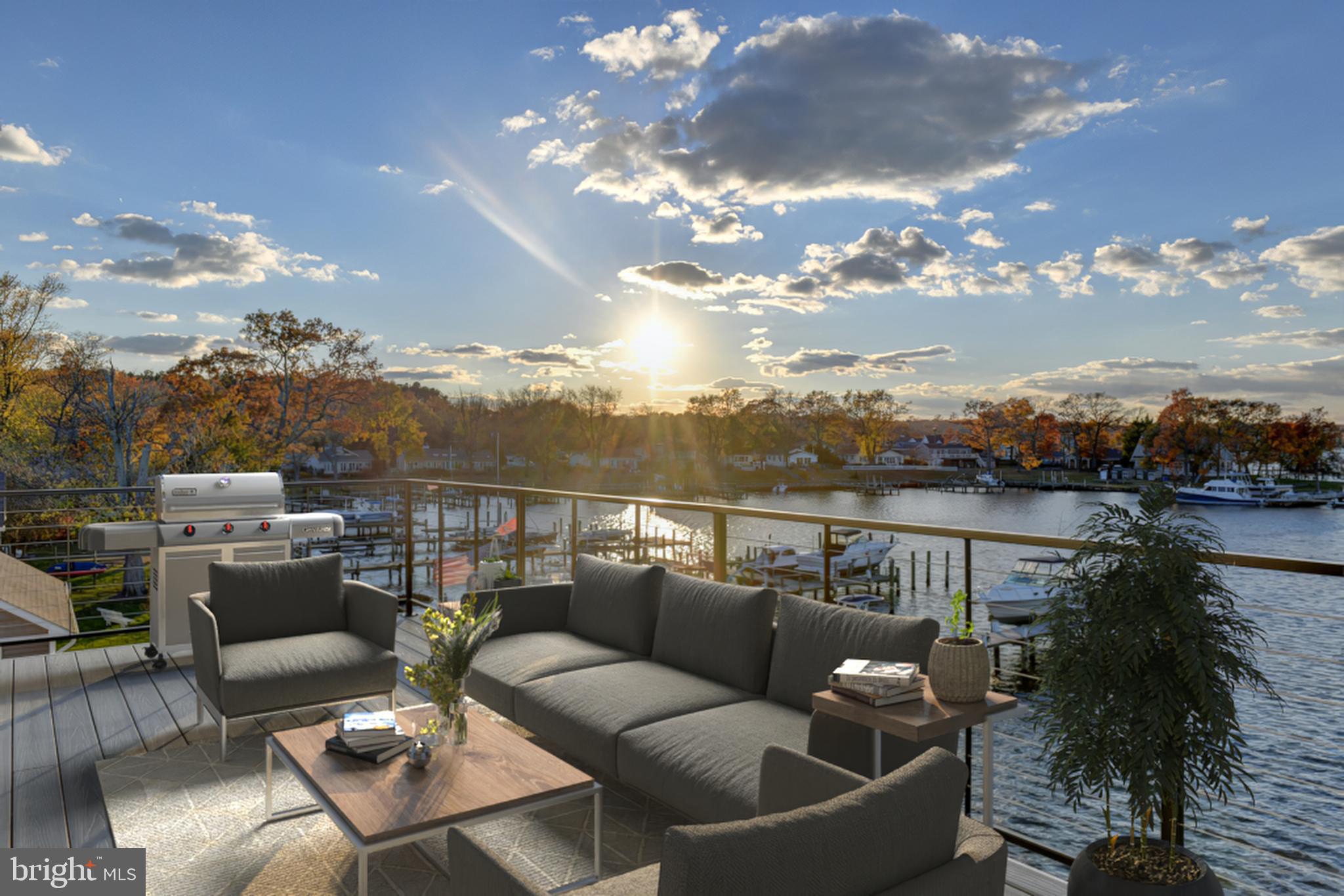 8082 Ventnor Road Pasadena, MD 21122 - Photo 57 of 74 2nd Floor Deck & View