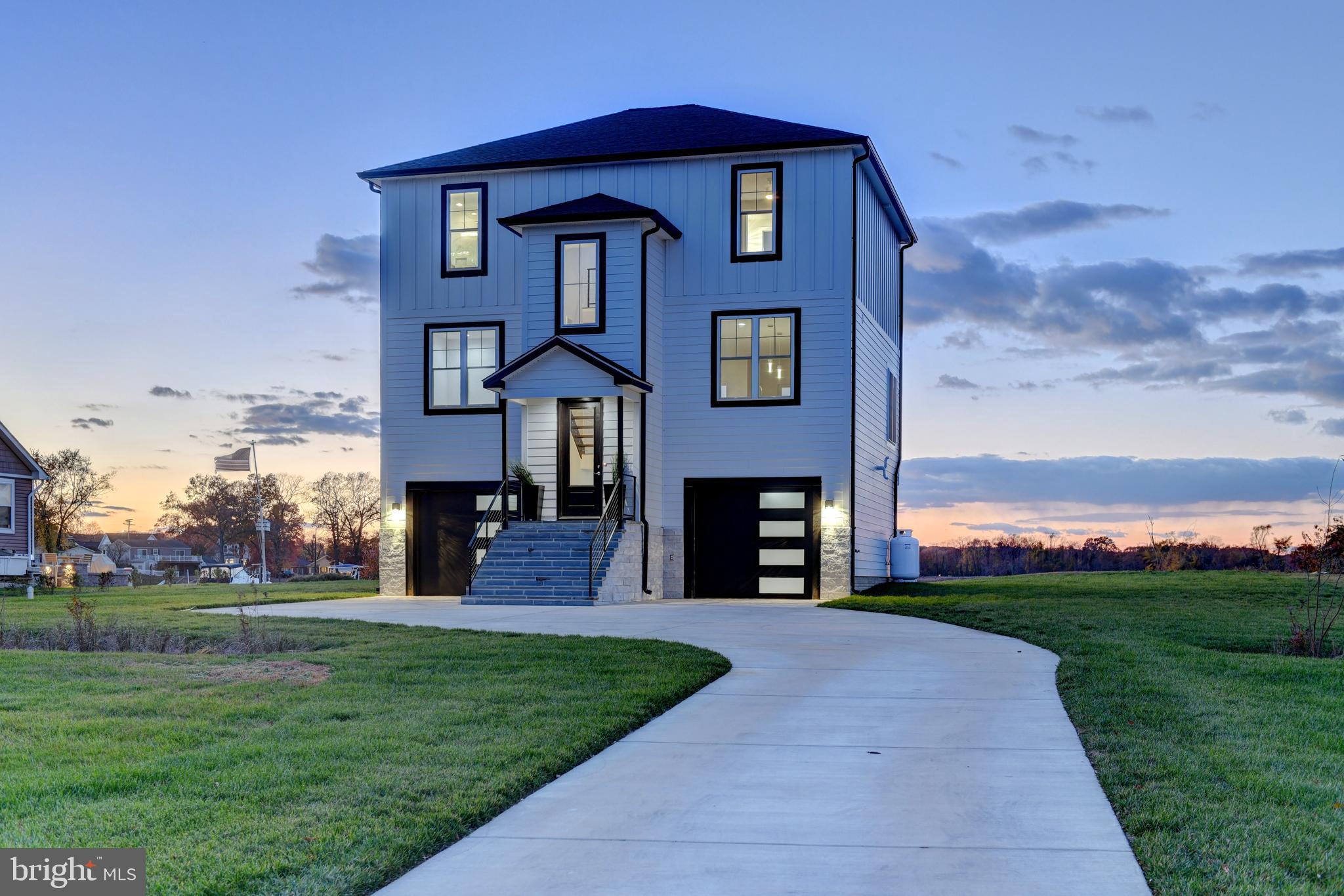 8082 Ventnor Road Pasadena, MD 21122 - Photo 72 of 74 Twilight Front of House