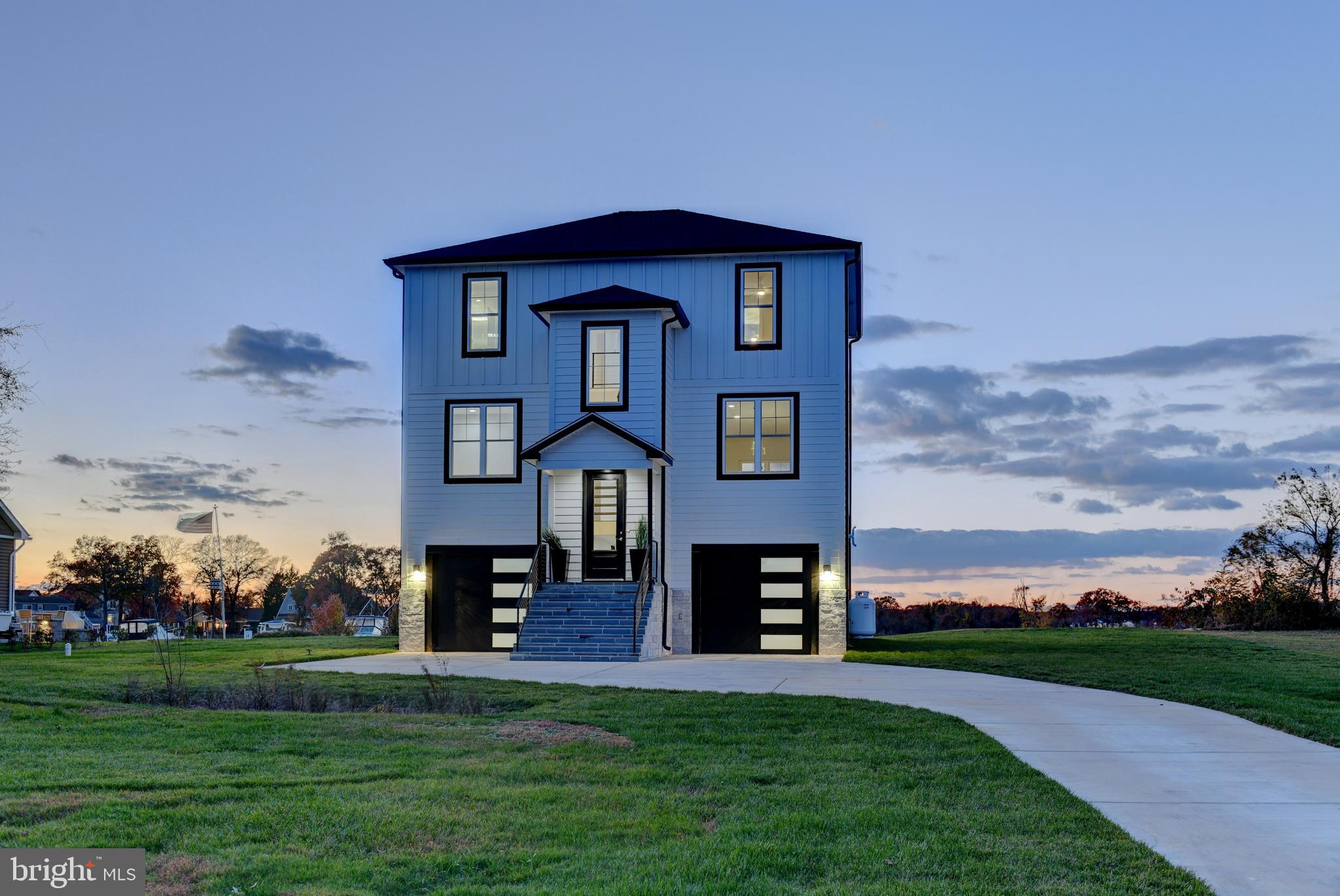 8082 Ventnor Road Pasadena, MD 21122 - Photo 74 of 74 Twilight Front of House