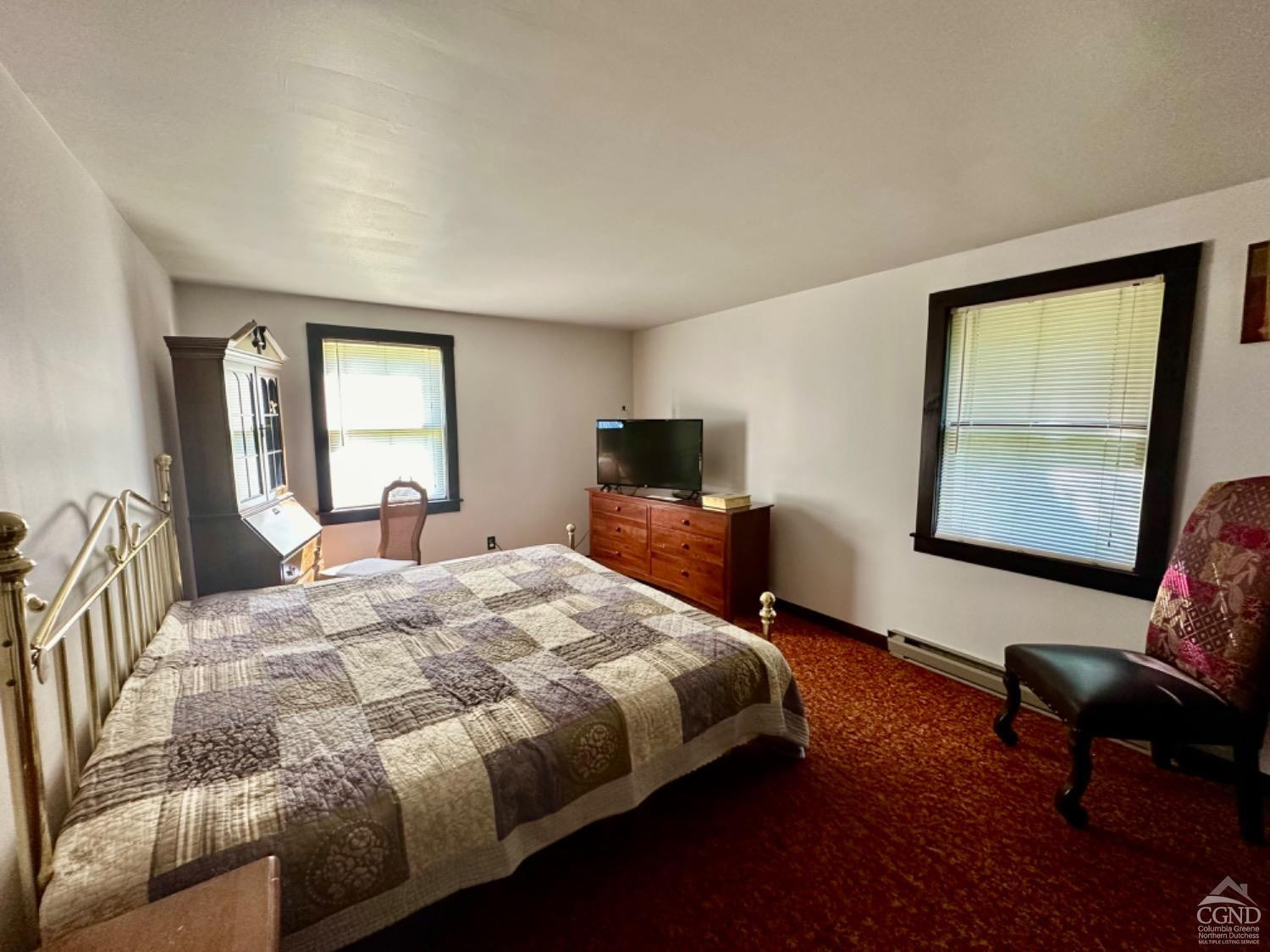 1020 Maplecrest Road East Jewett, NY 12424 - Photo 21 of 30 a bedroom with a bed and a window