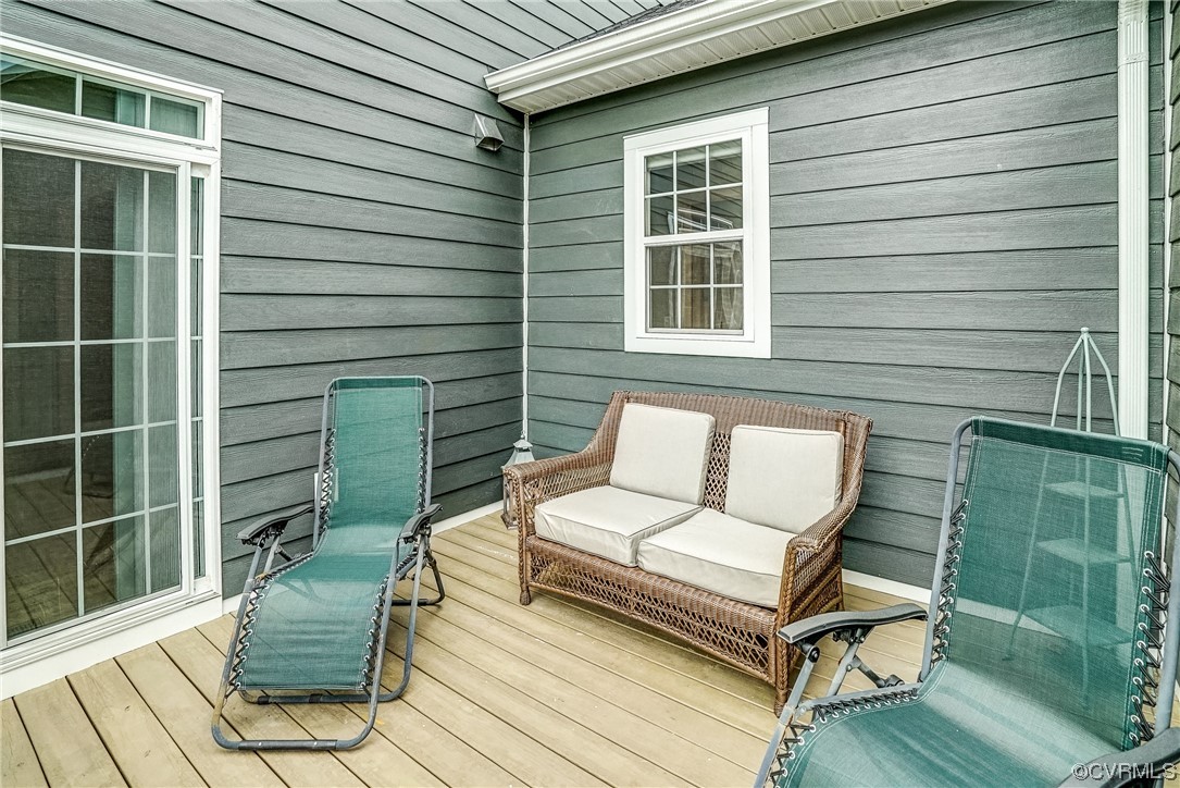 709 West Vaughan Road Ashland, VA 23005 - Photo 47 of 50 a view of a lounge chair in the balcony