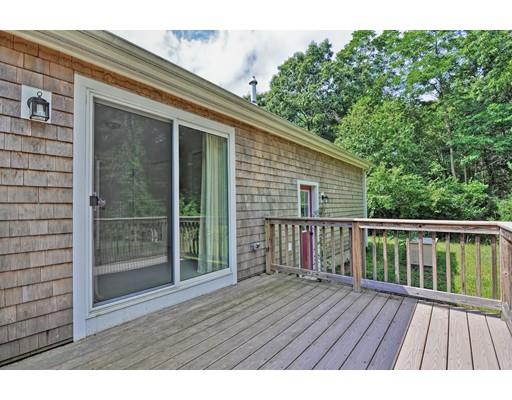 3 Forest Street Plympton, MA 02367 - Photo 10 of 42 a view of backyard with deck and wooden floor