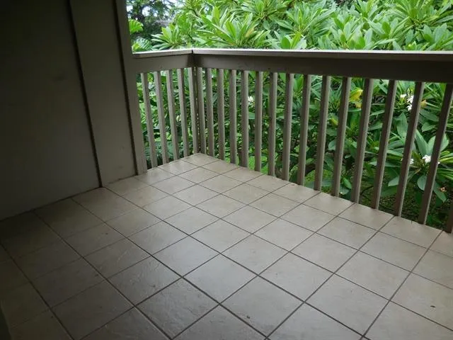 a balcony view with a outdoor space