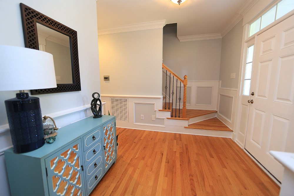 1721 Bayleaf Trail Raleigh, NC 27614 - Photo 7 of 30 Foyer has office or bar room off to the left. Foyer