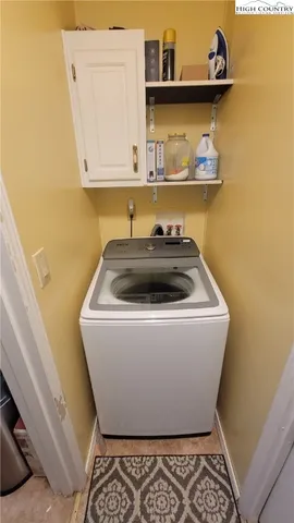 a room with storage and utility