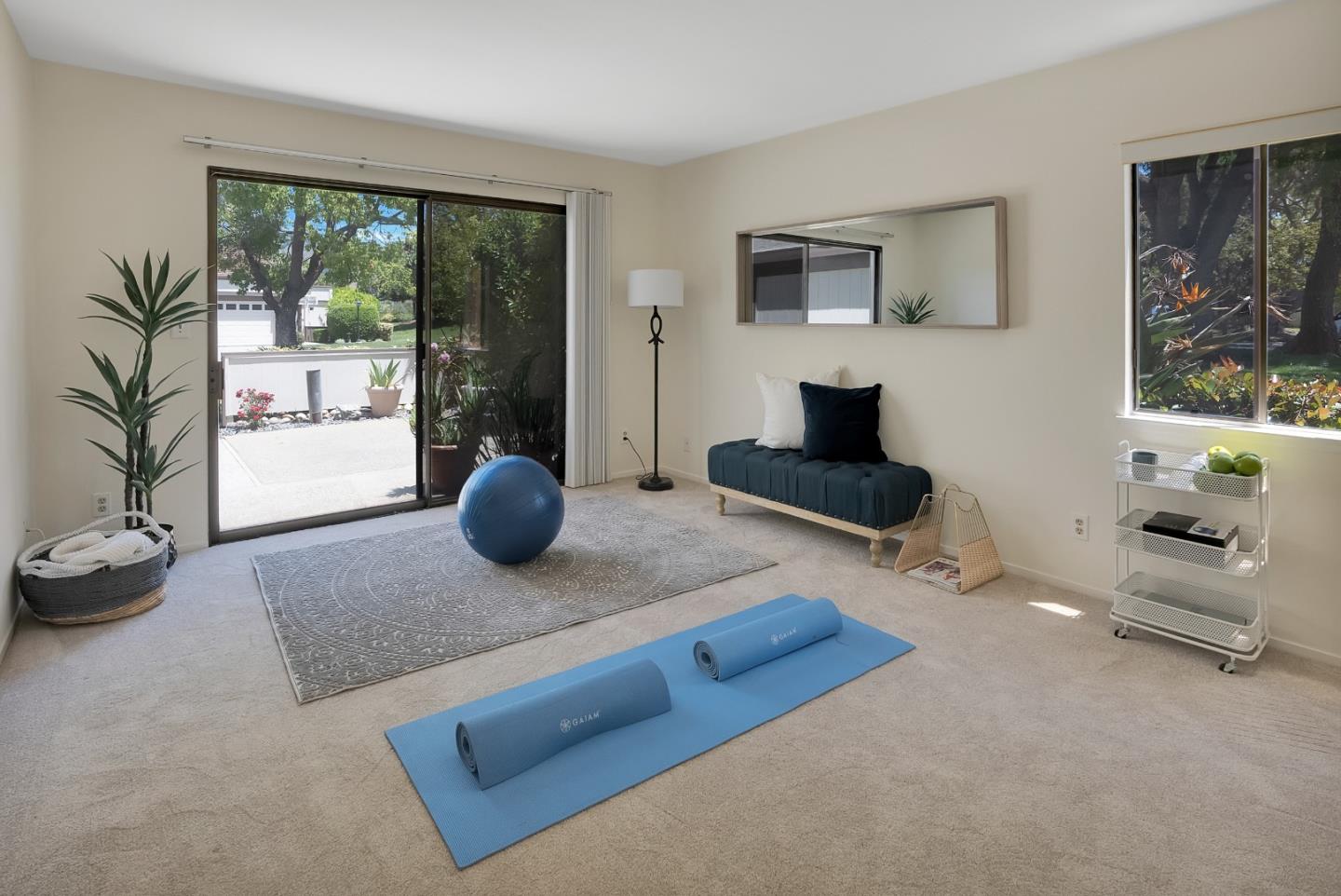 6294 Blauer Lane San Jose, CA 95135 - Photo 21 of 26 a living room with furniture and a flat screen tv
