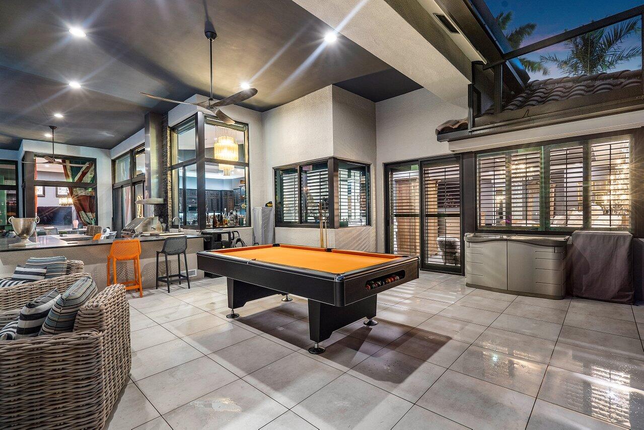 4848 Chamal Circle Boca Raton, FL 33487 - Photo 54 of 88 a room with pool table and windows