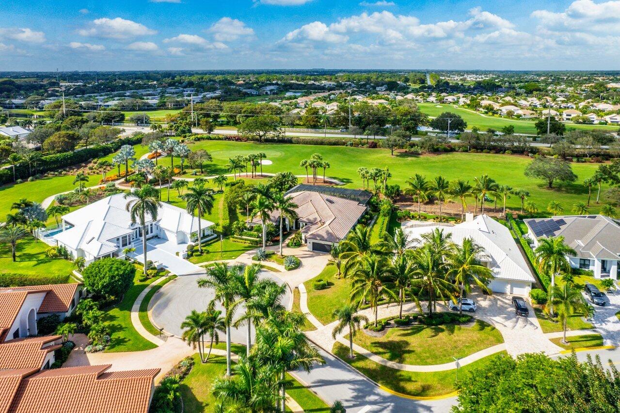 4848 Chamal Circle Boca Raton, FL 33487 - Photo 68 of 88 an aerial view of residential houses with outdoor space and swimming pool
