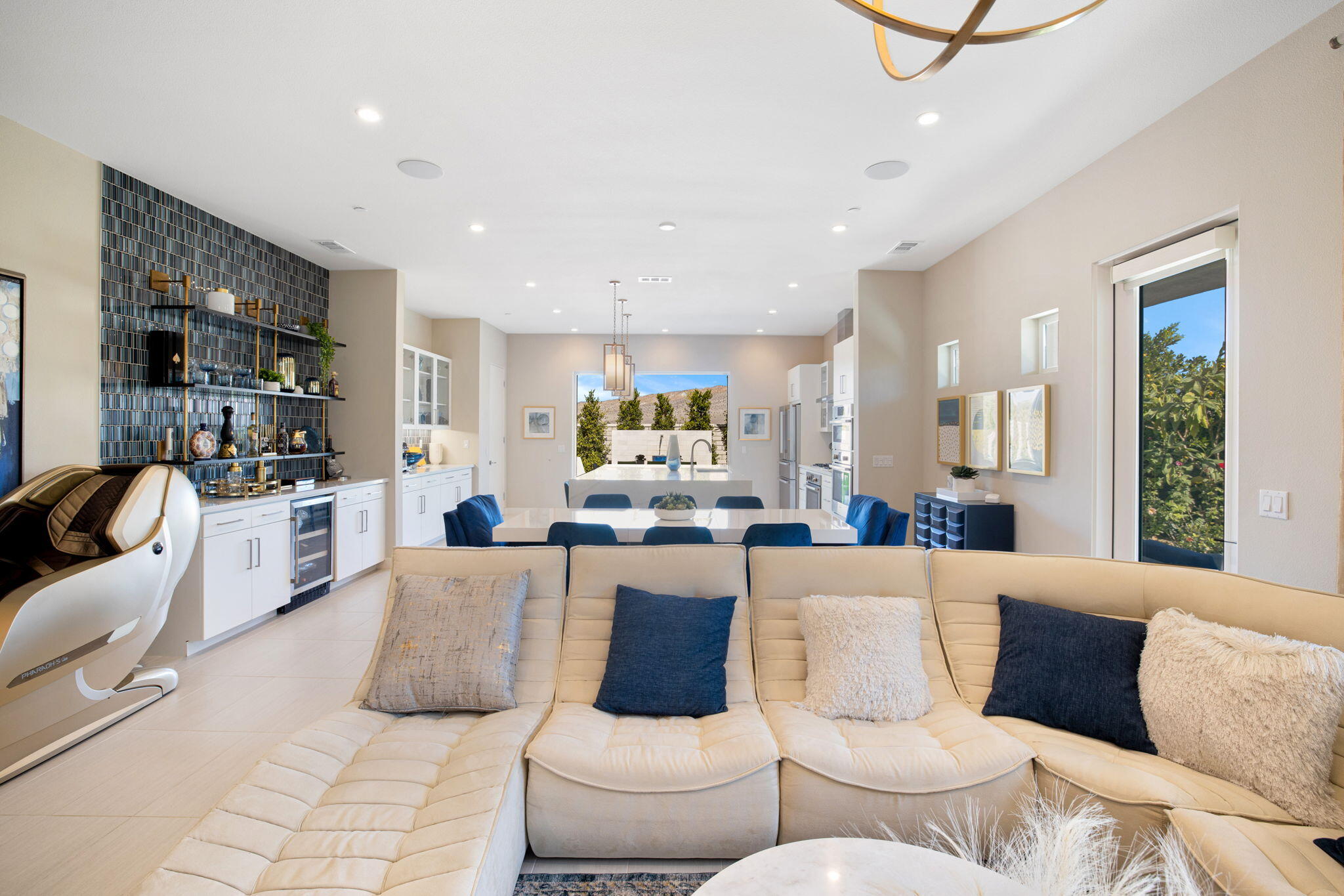 2 Iridium Way Rancho Mirage, CA 92270 - Photo 27 of 67 a living room with furniture and a large window
