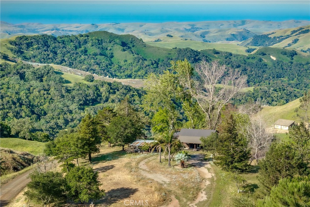 3510 Cypress Mountain Road Templeton, CA 93465 - Photo 26 of 44 an aerial view of a house with a yard