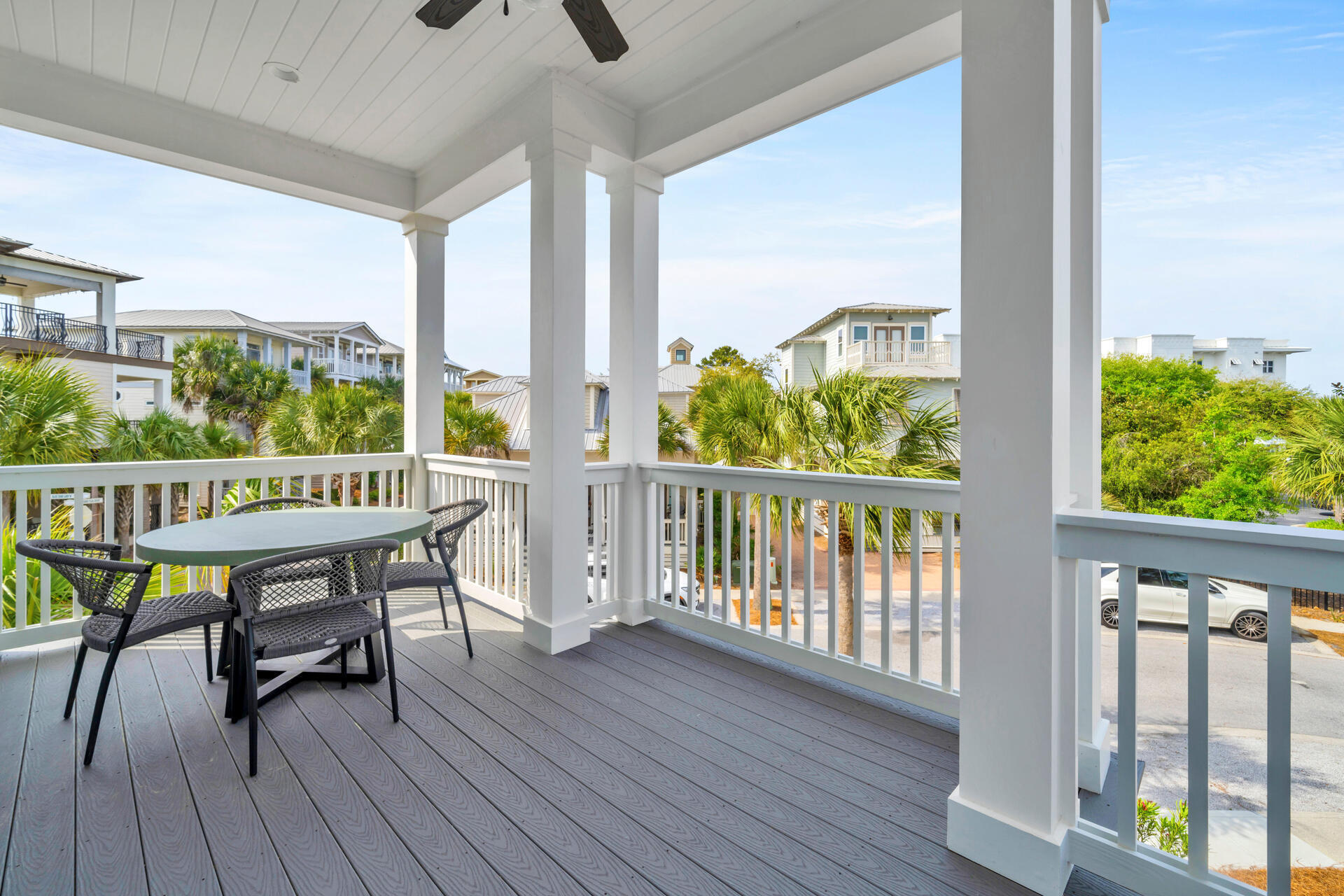 50 West Blue Crab Loop Inlet Beach, FL 32461 - Photo 23 of 67 a view of a city from a balcony with furniture