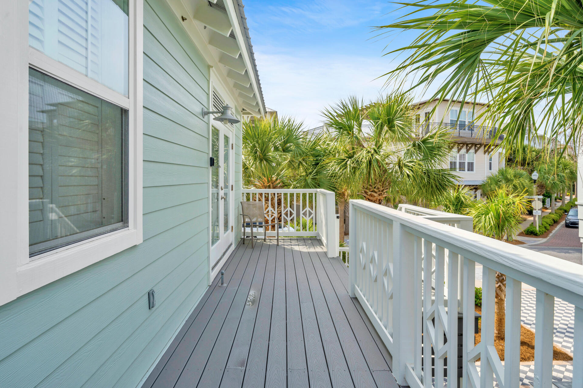 50 West Blue Crab Loop Inlet Beach, FL 32461 - Photo 46 of 67 a view of a balcony with wooden floor