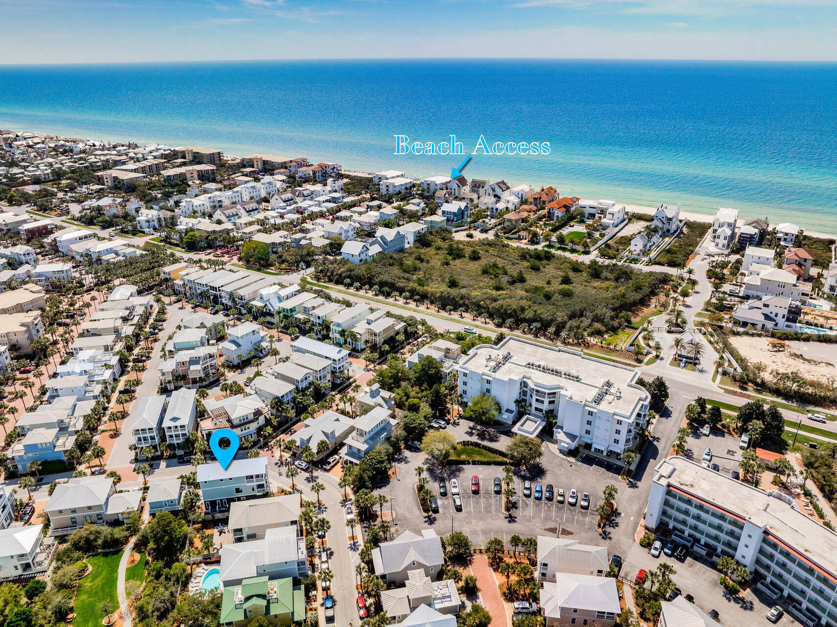 50 West Blue Crab Loop Inlet Beach, FL 32461 - Photo 59 of 67 an aerial view of a city