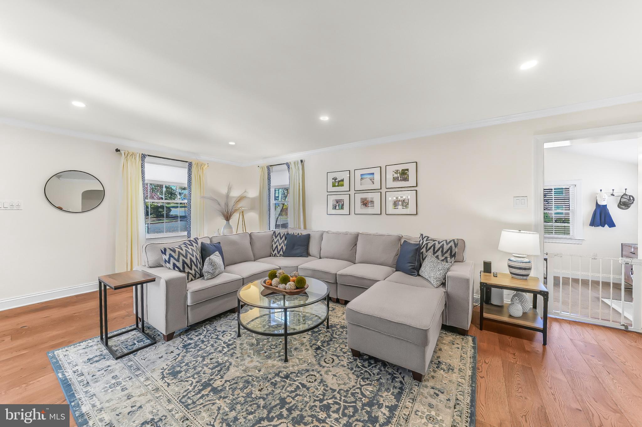 565 Kirk Road Springfield, PA 19064 - Photo 12 of 41 a living room with furniture and wooden floor