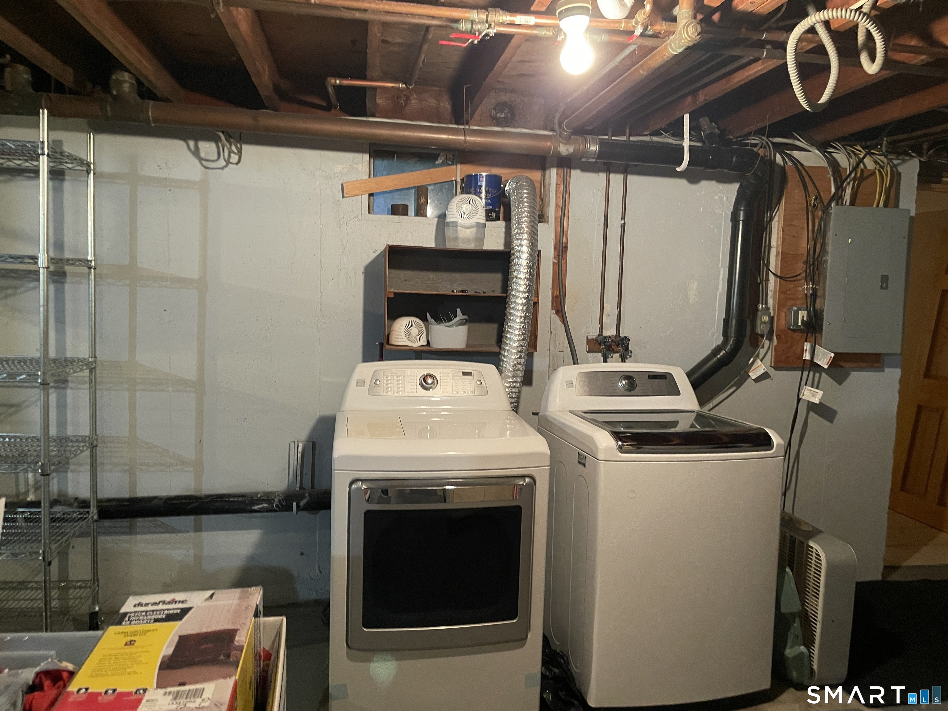 112 Maple Street Seymour, CT 06483 - Photo 28 of 34 Washer/dryer located in basement.