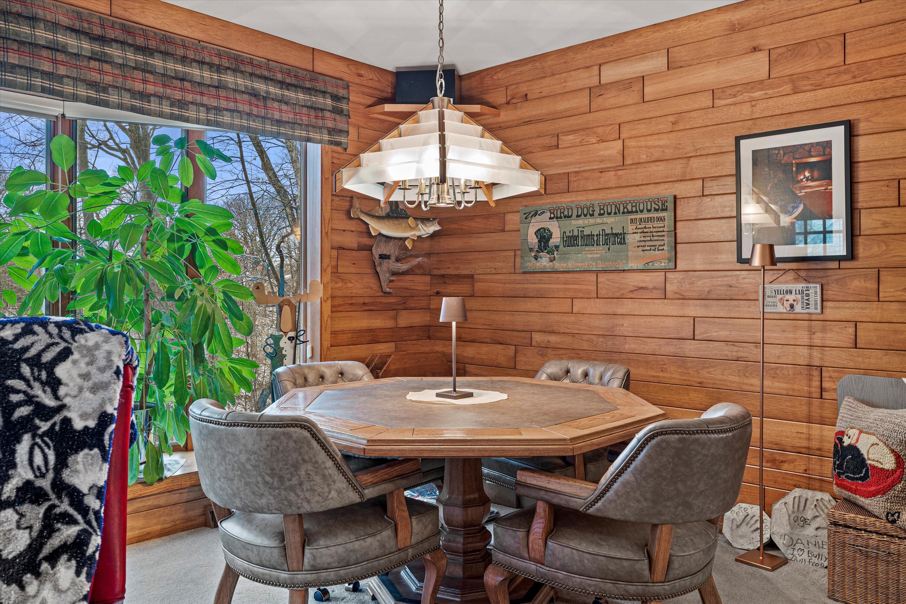 301 West Ravine Baye Road Bayside, WI 53217 - Photo 13 of 86 Custom Pecan Horizontal Paneling