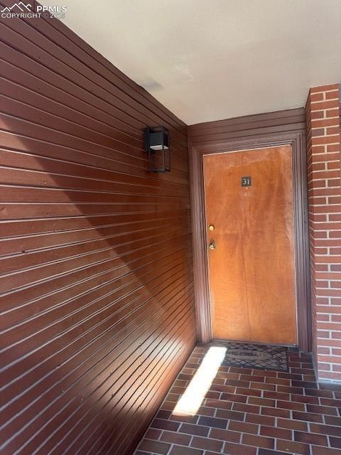 31 East Boulder Street Colorado Springs, CO 80903 - Photo 6 of 17 a view of wooden door