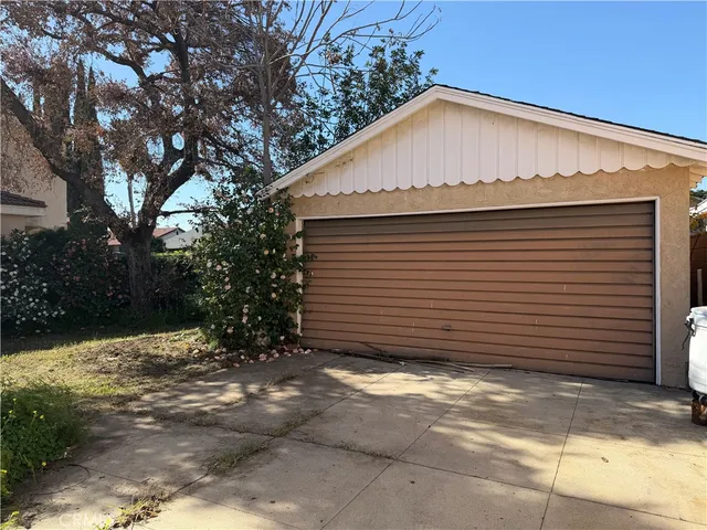 a backyard of a house