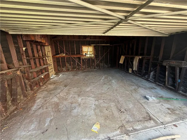 a backyard of a house