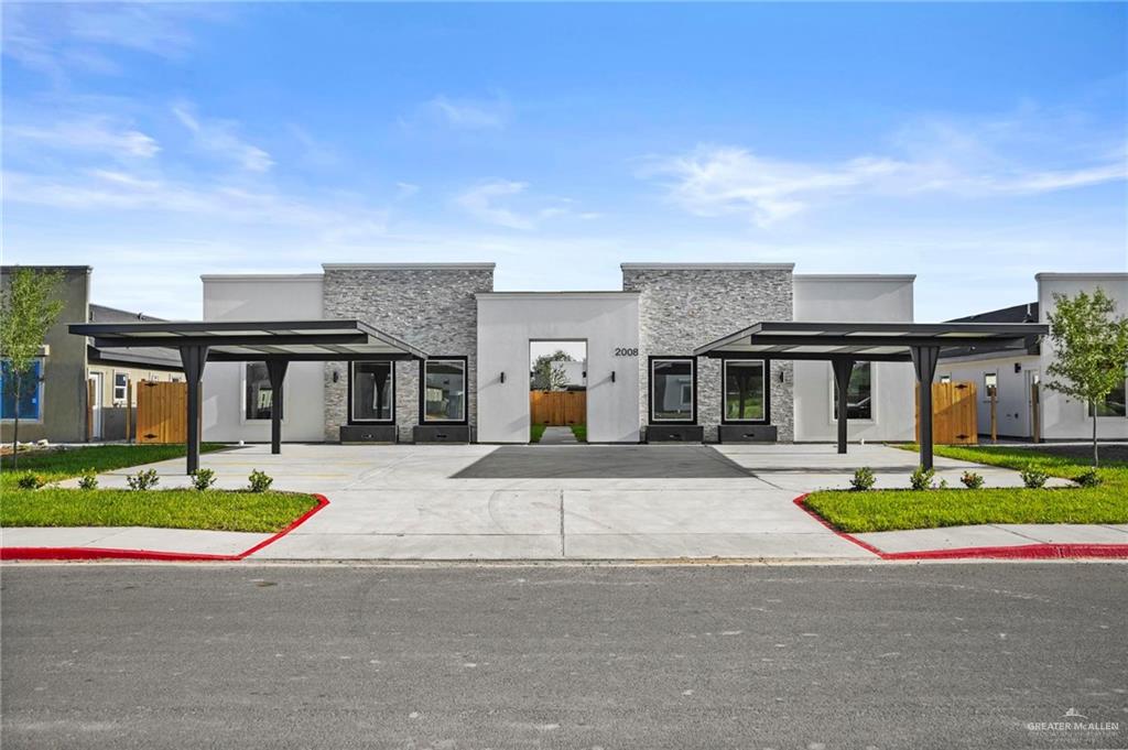 2008 Selena Street, Unit 3 Mission, TX 78572 - Photo 1 of 1 Contemporary home with stone siding