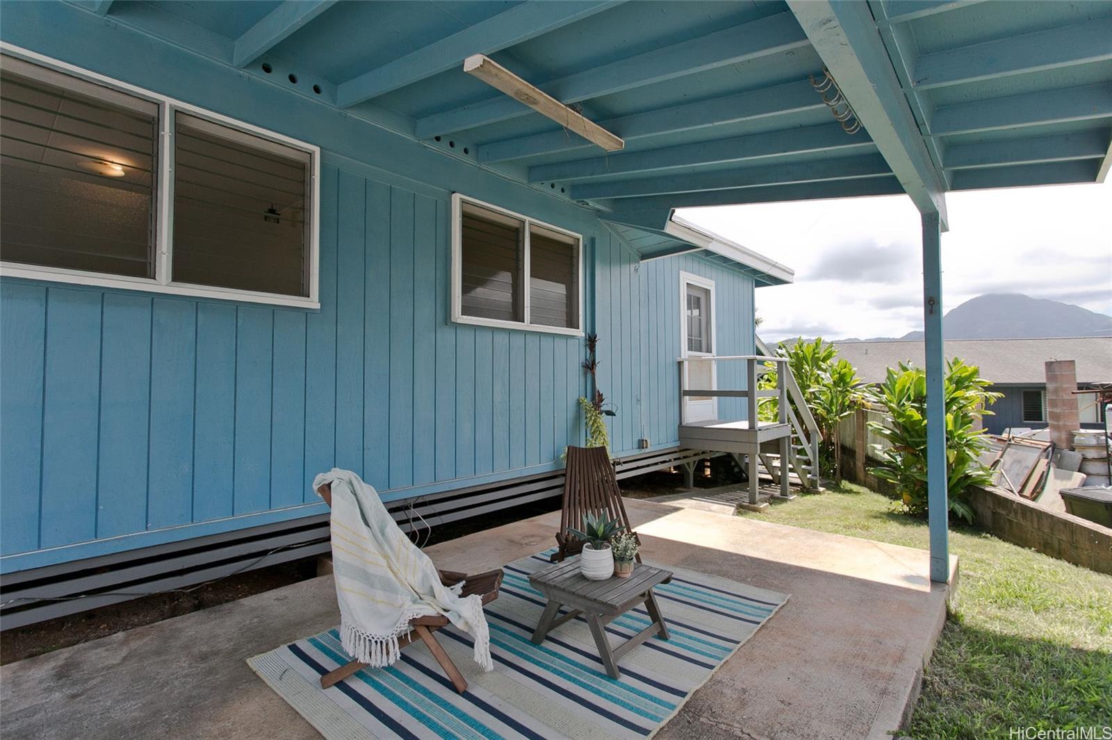 45-166 Lilipuna Road Kaneohe, HI 96744 - Photo 15 of 25 Covered lanai for morning coffee