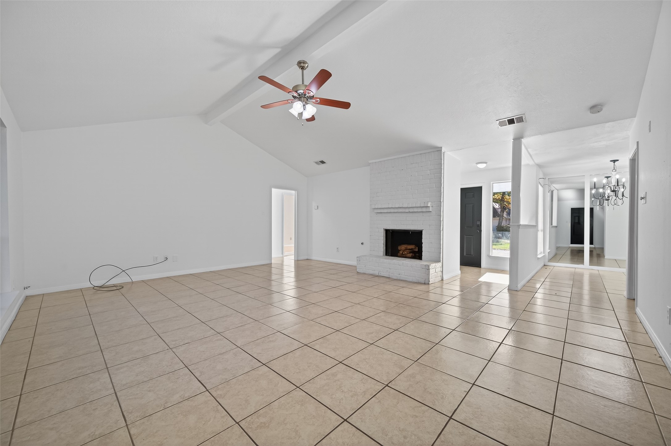 2603 Shady Bayou Lane Spring, TX 77373 - Photo 26 of 43 a view of a livingroom with a fireplace