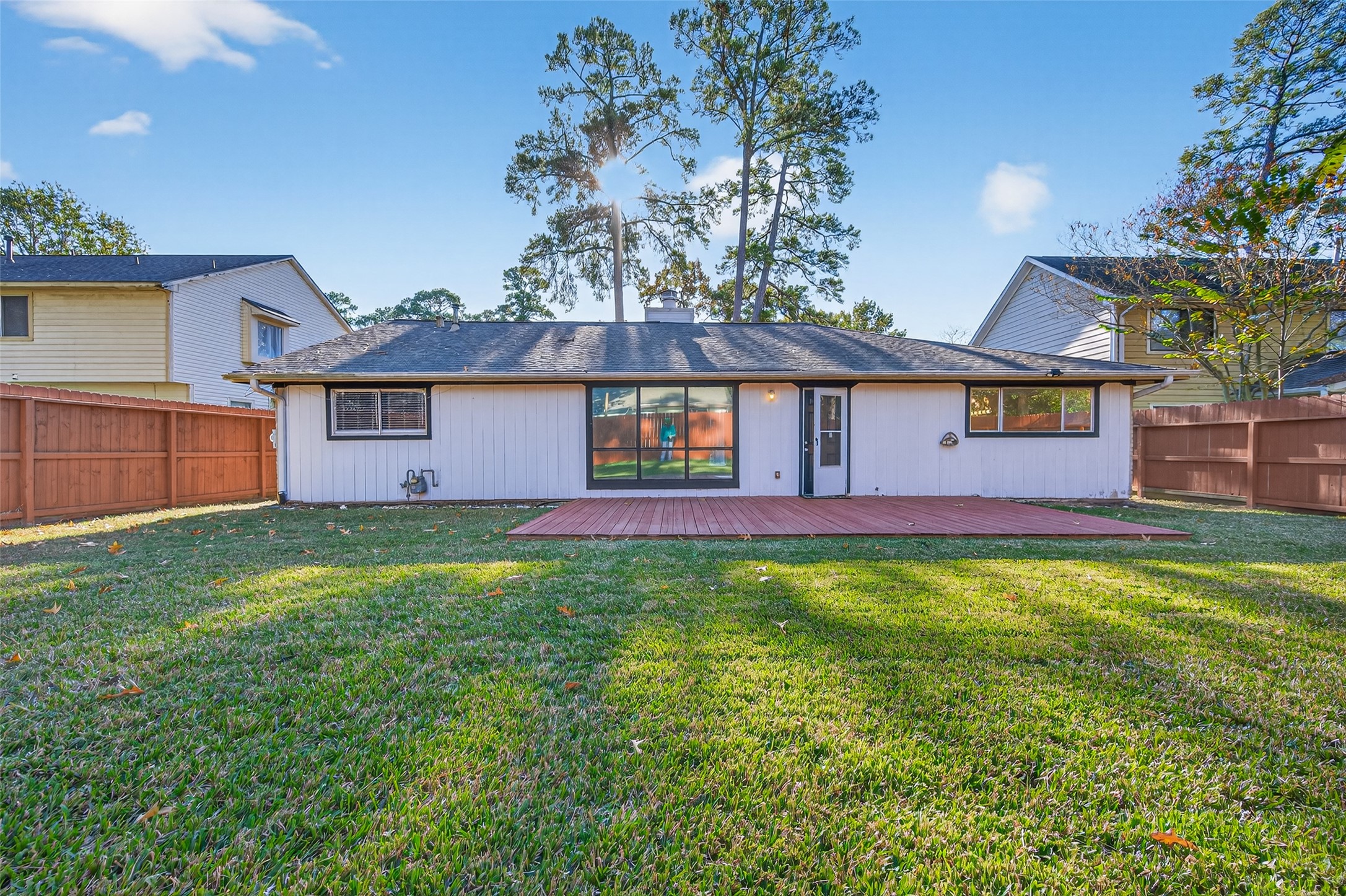 2603 Shady Bayou Lane Spring, TX 77373 - Photo 41 of 43 a front view of a house with garden