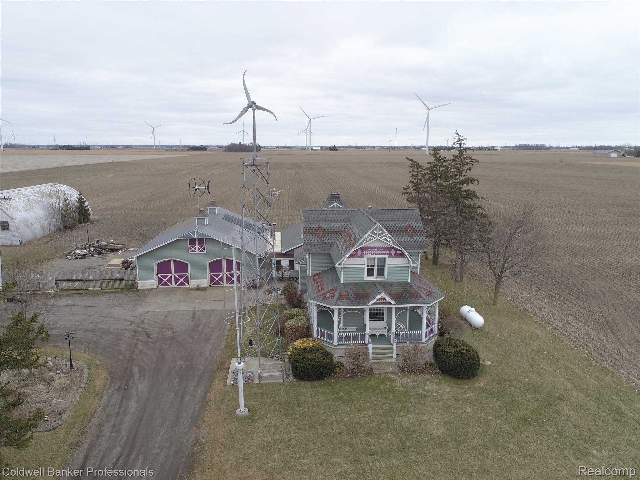 6323 Berne Road Pigeon, MI 48755 - Photo 61 of 62 Front with Windmills in back.JPG