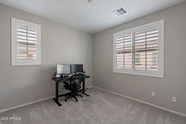 a view of a workspace with a window