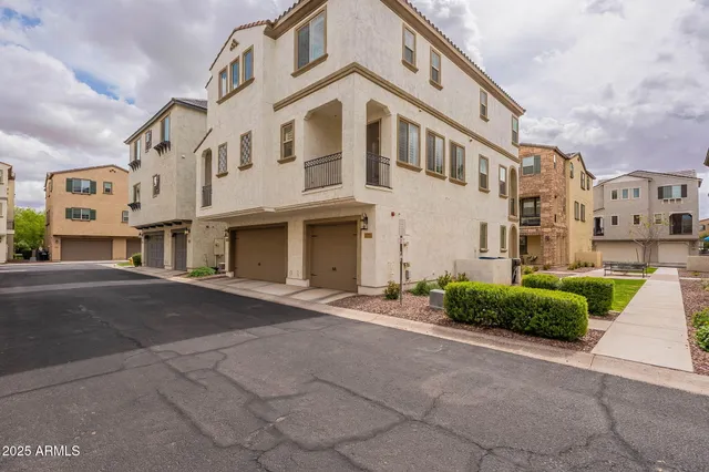 a front view of a building