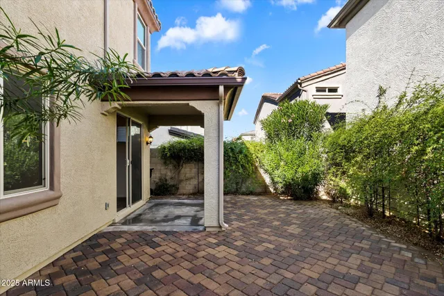 a view of a door front of house