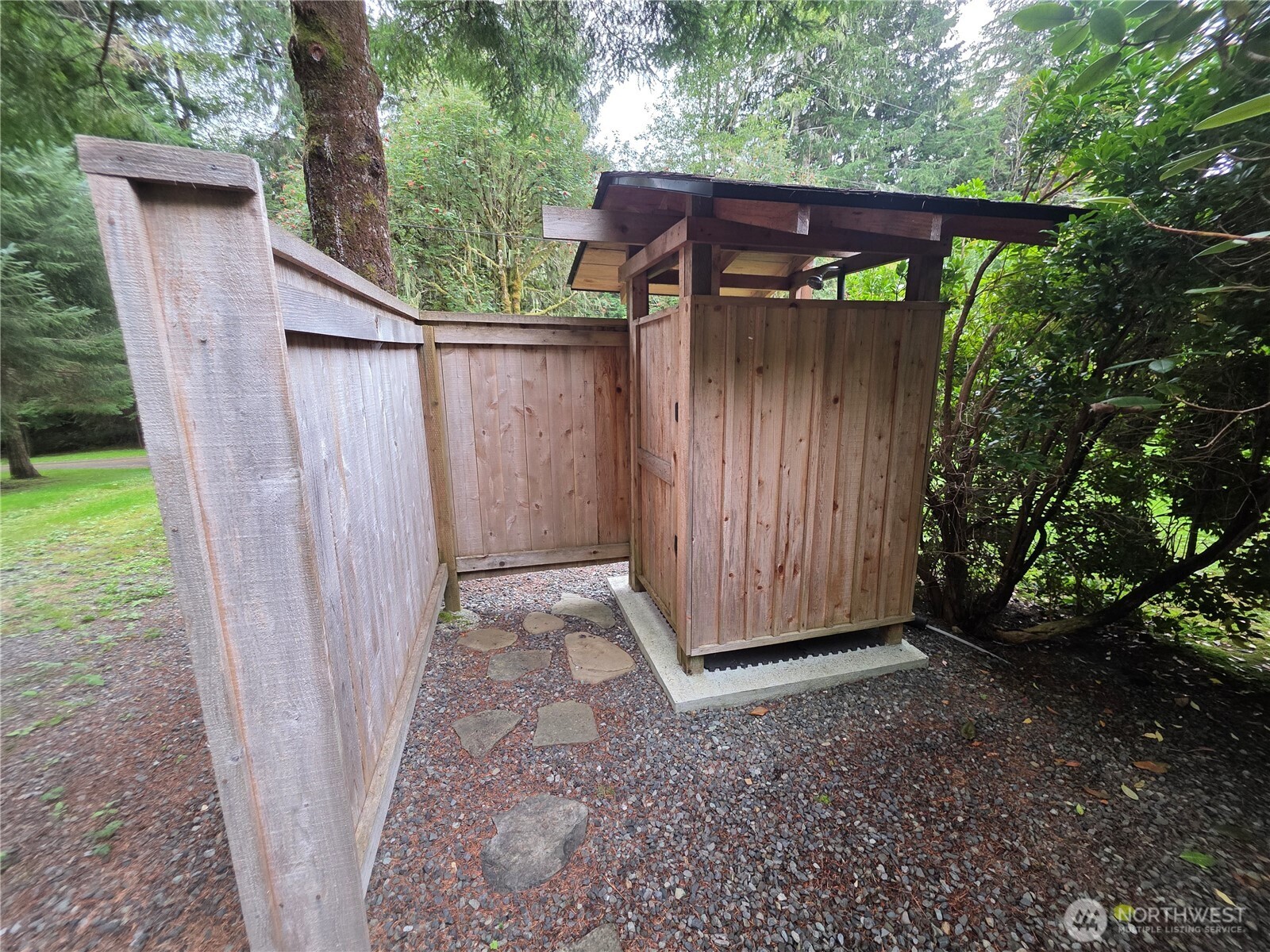 540 Nichols Road Clallam Bay, WA 98326 - Photo 18 of 25 a view of a wooden door