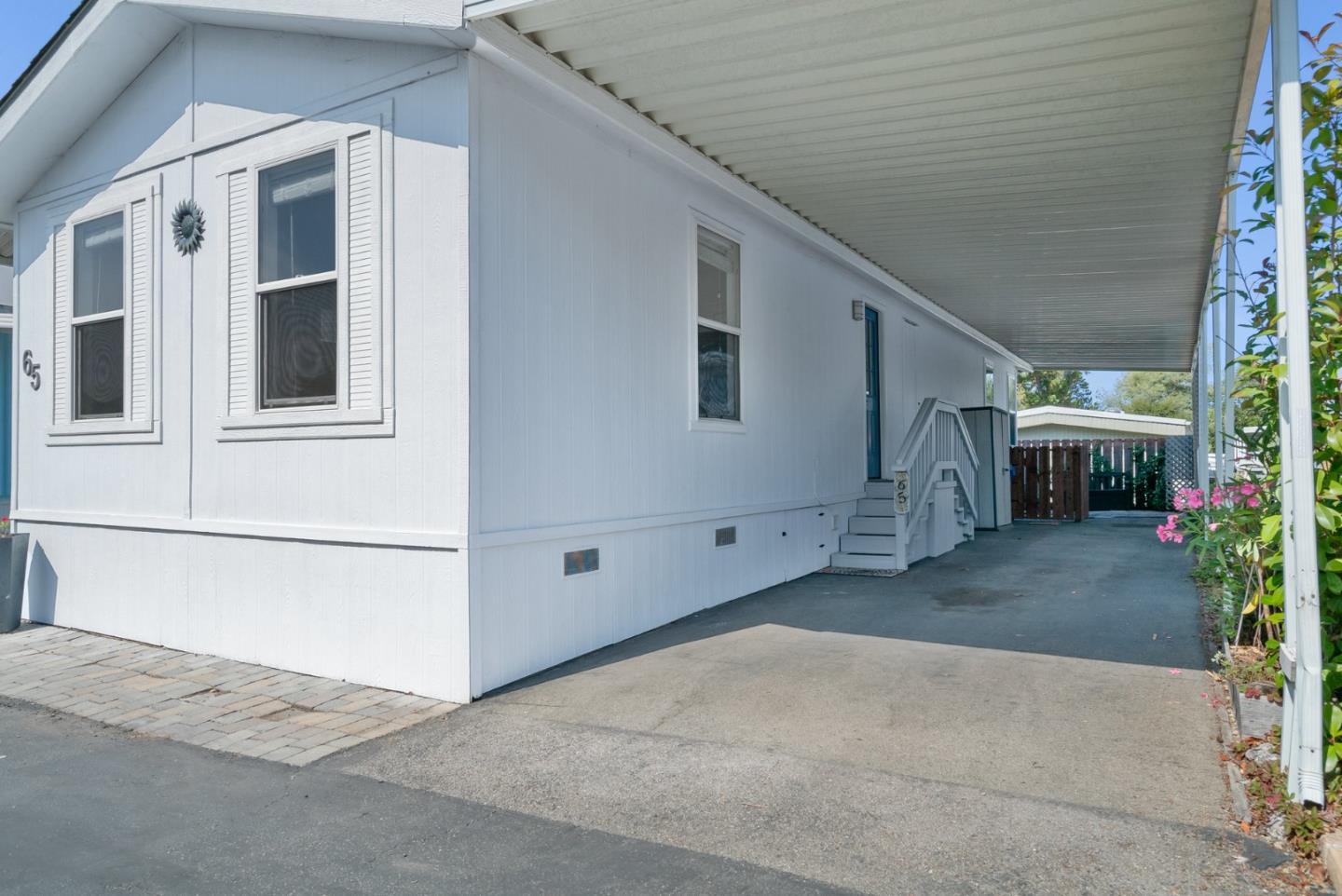 a view of a house with a outdoor space