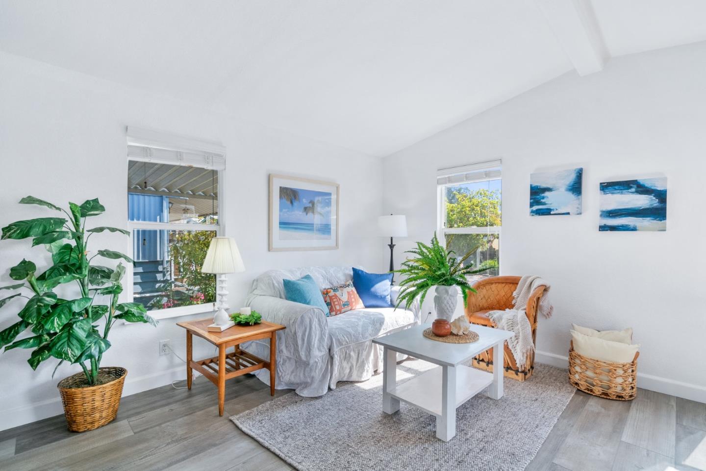 100 North Rodeo Gulch Road, Unit 65 Soquel, CA 95073 - Photo 7 of 33 a living room with furniture potted plant and a window