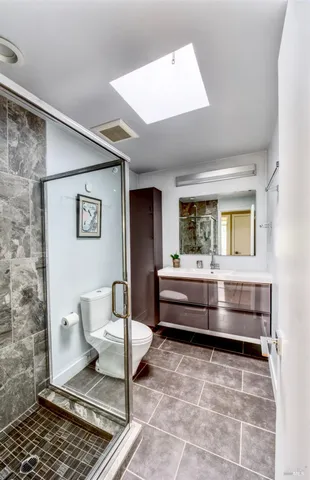 a living room with a couch and a table