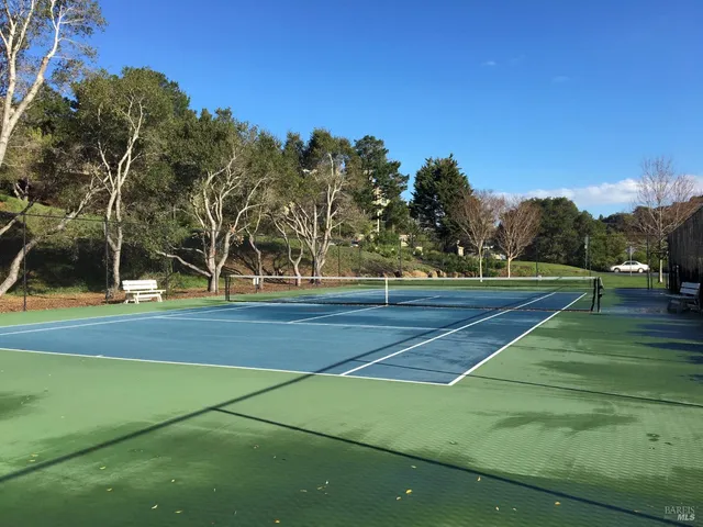 a view of tennis court