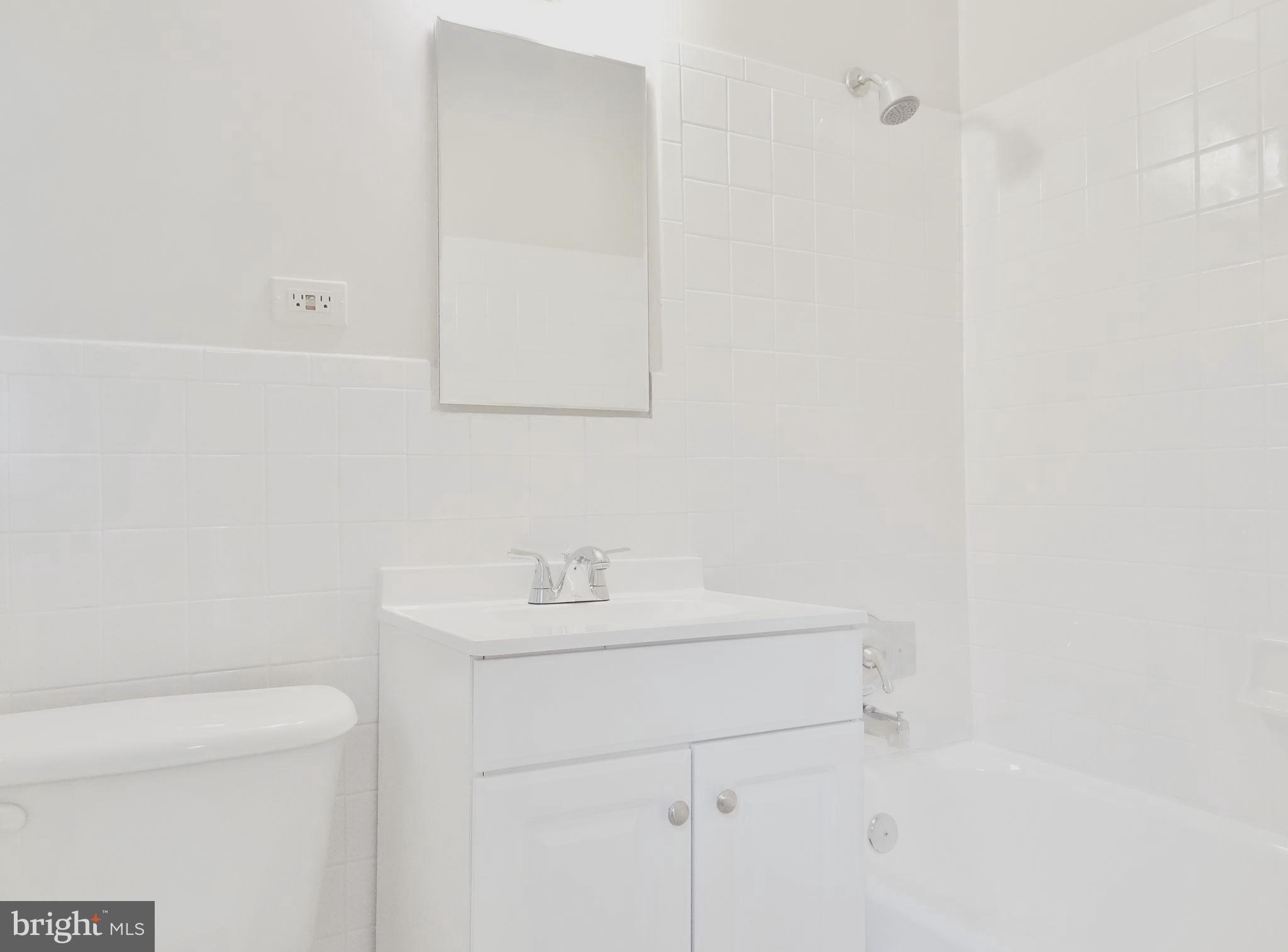 62 Crescent Road, Unit A Greenbelt, MD 20770 - Photo 14 of 17 Updated 2nd Floor Bathroom