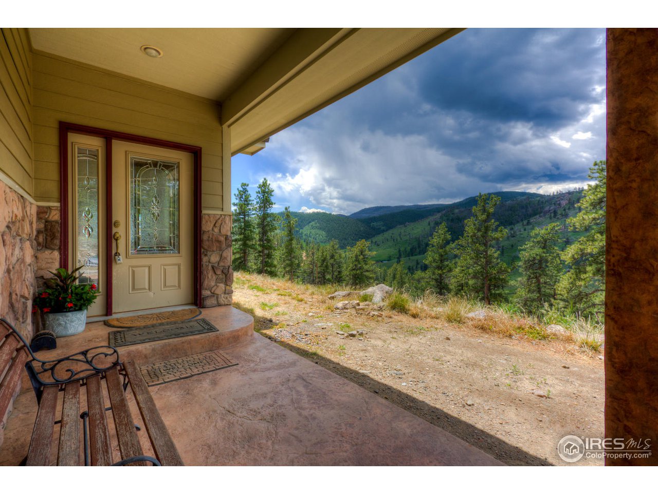 420 Stove Prairie Road Bellvue, CO 80512 - Photo 3 of 34 Front Entry & Views!
