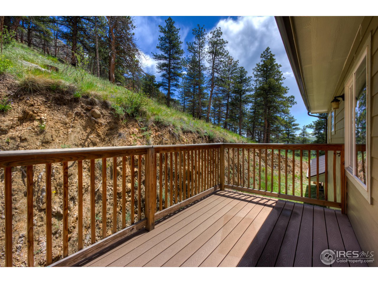 420 Stove Prairie Road Bellvue, CO 80512 - Photo 9 of 34 Family Room Balcony