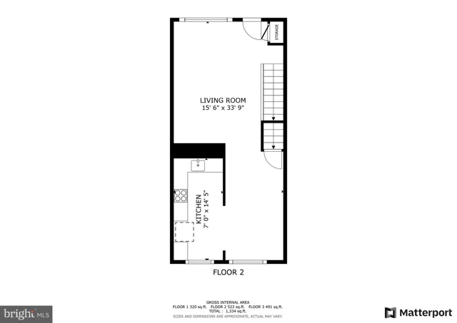 a picture of a bench in front of a wall