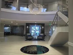 a view of lobby with furniture
