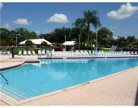 a view of a lake with a house