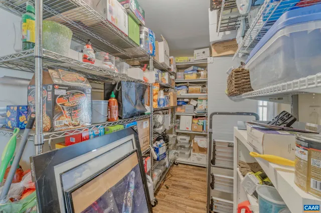 a bath tub sitting next to a window
