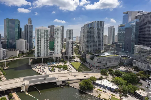 front view of a building with a street