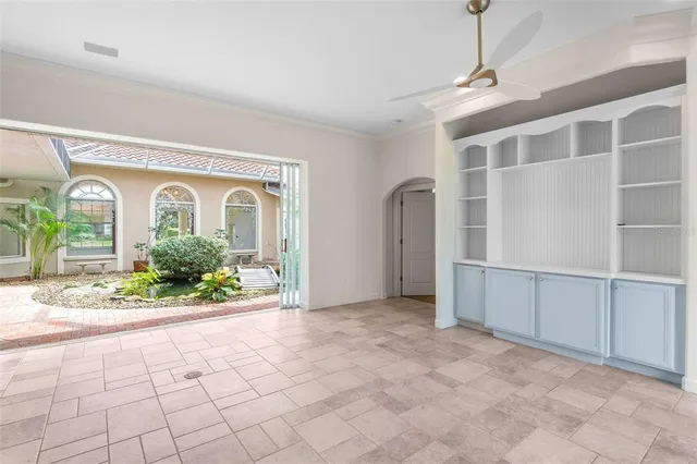 a view of a entryway door front of house
