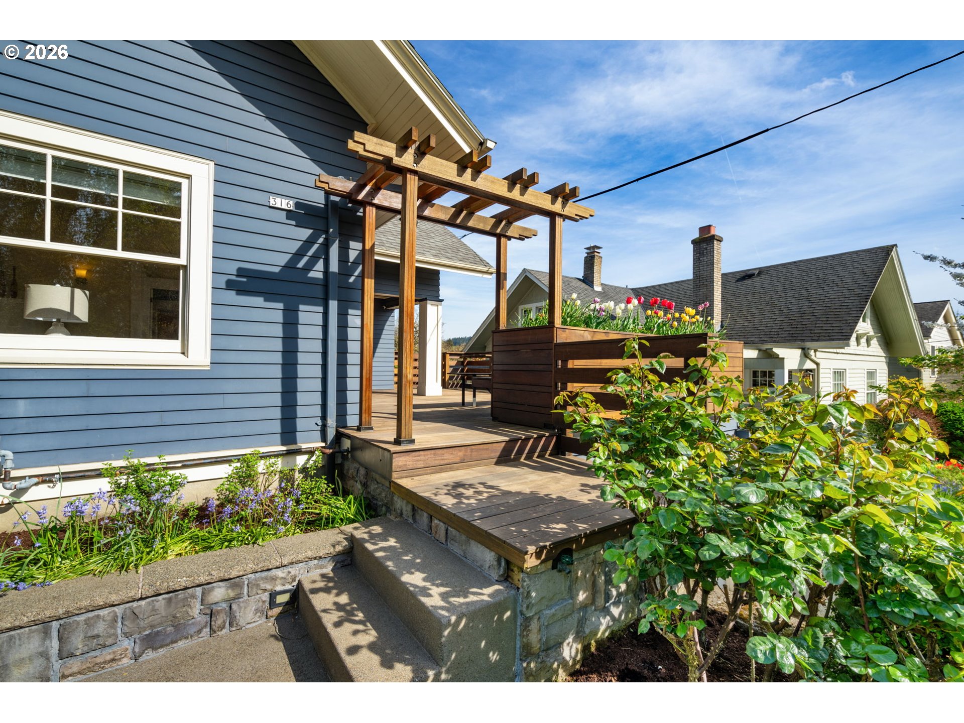316 Northeast 44th Avenue Portland, OR 97213 - Photo 2 of 43 a view of a backyard with sitting area