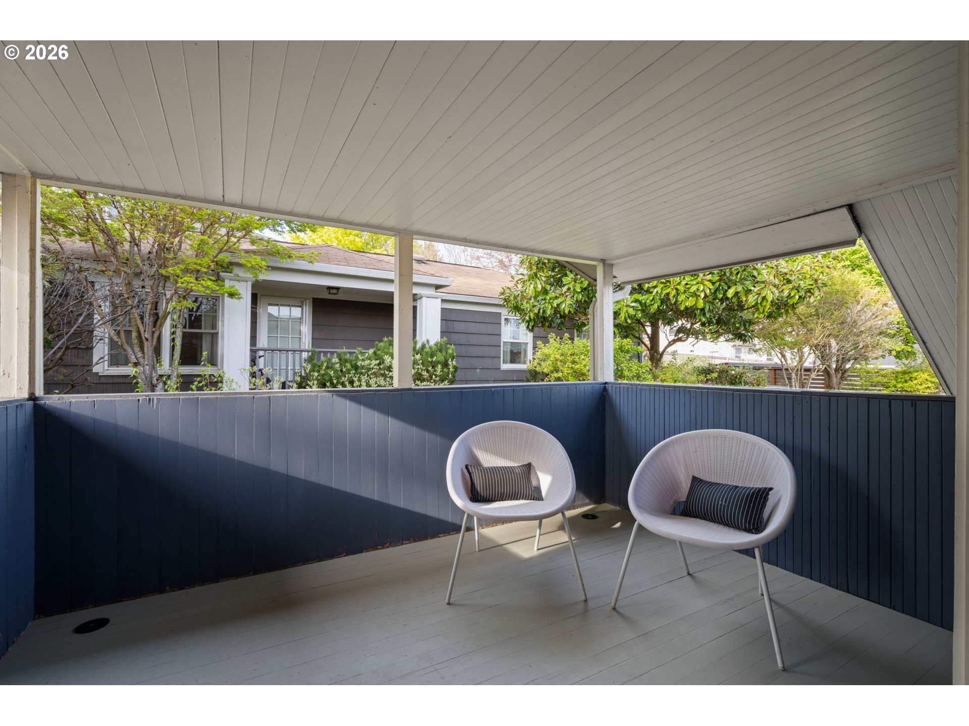 316 Northeast 44th Avenue Portland, OR 97213 - Photo 22 of 43 a balcony view with couple of chairs