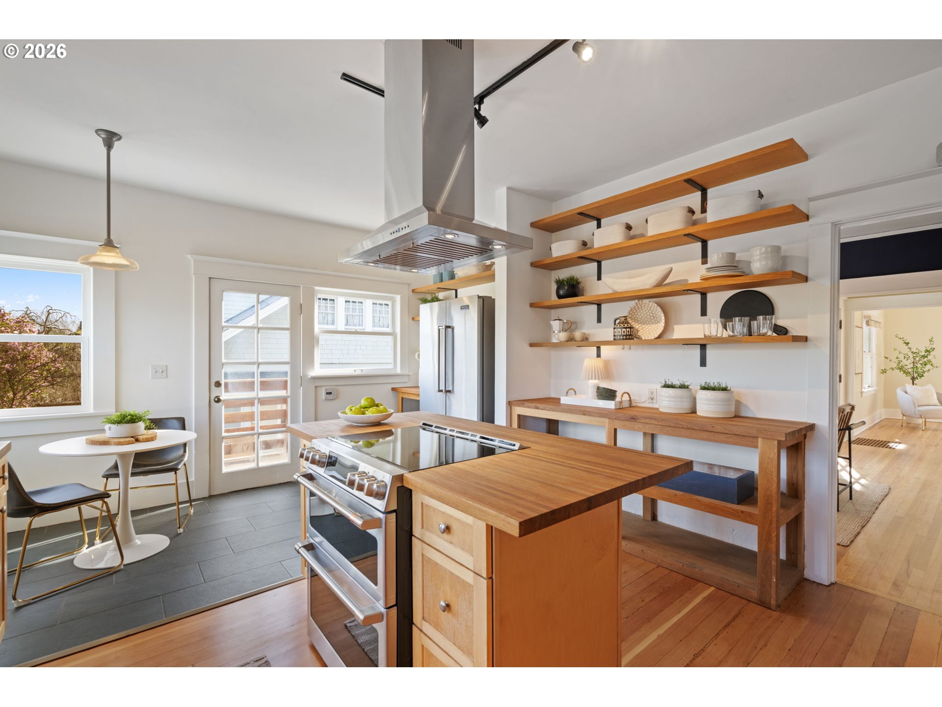 316 Northeast 44th Avenue Portland, OR 97213 - Photo 10 of 43 a view of a dining room with furniture window and outside view