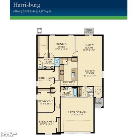 $1,950 | 12145 Savanna Lakes Boulevard, Lehigh Acres, FL 33936