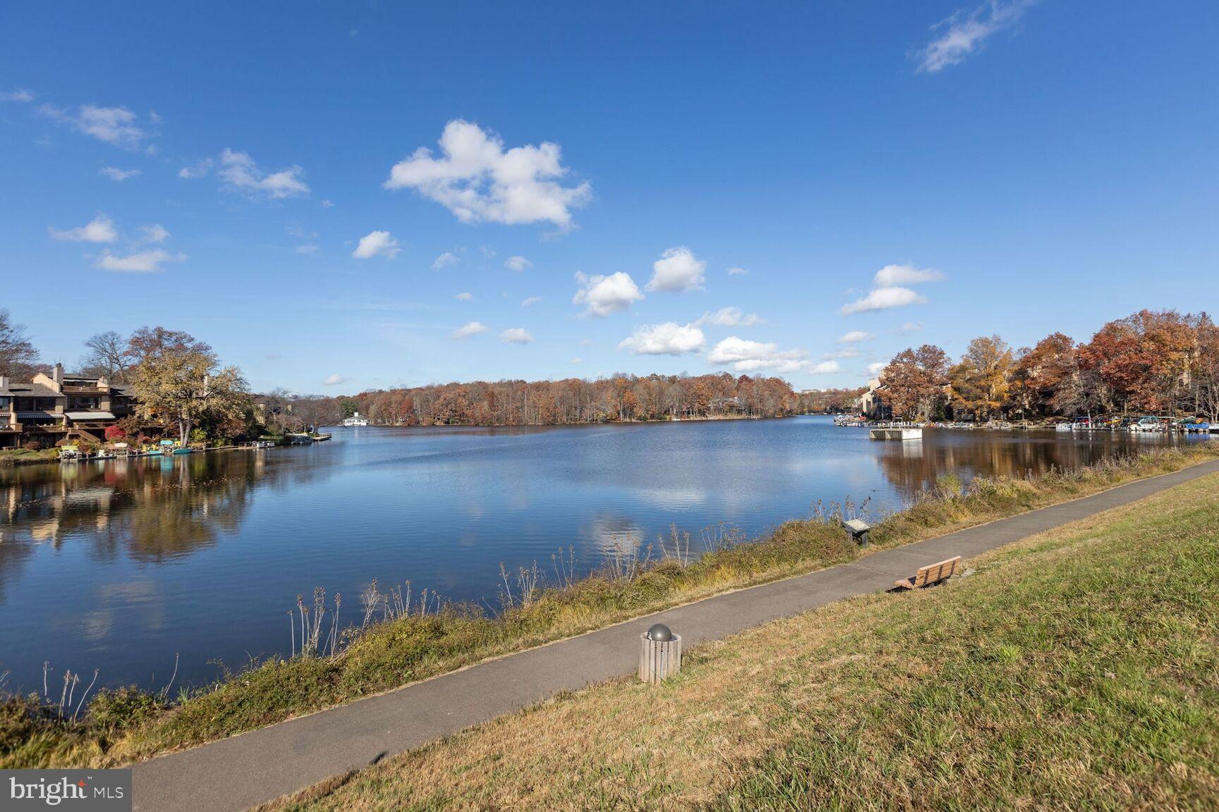2208 Castle Rock Square, Unit 2B Reston, VA 20191 - Photo 30 of 51 a view of a lake in middle of forest